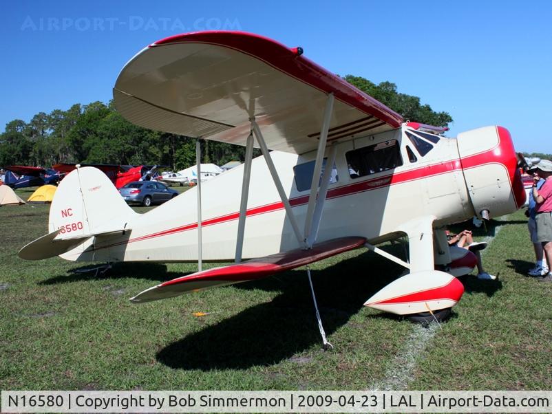 N16580, 1936 Waco YKS-6 C/N 4518, Sun N Fun 2009 - Lakeland, Florida