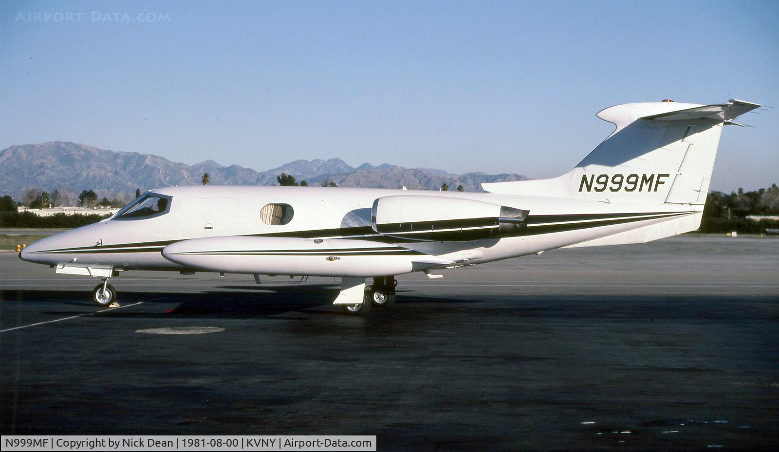 N999MF, 1969 Learjet 24B C/N 24B-202, KVNY