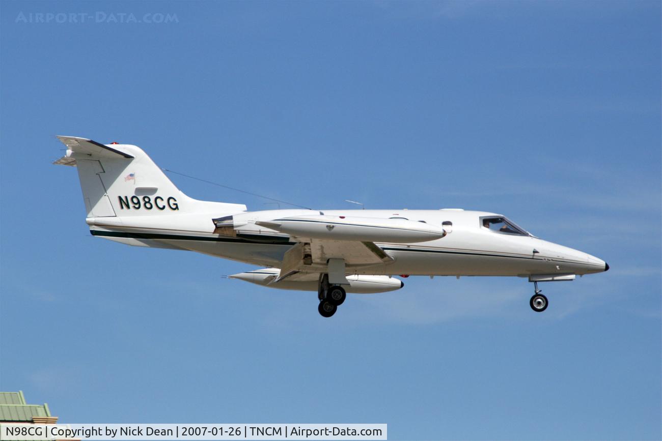 N98CG, 1976 Learjet 24D C/N 289, TNCM