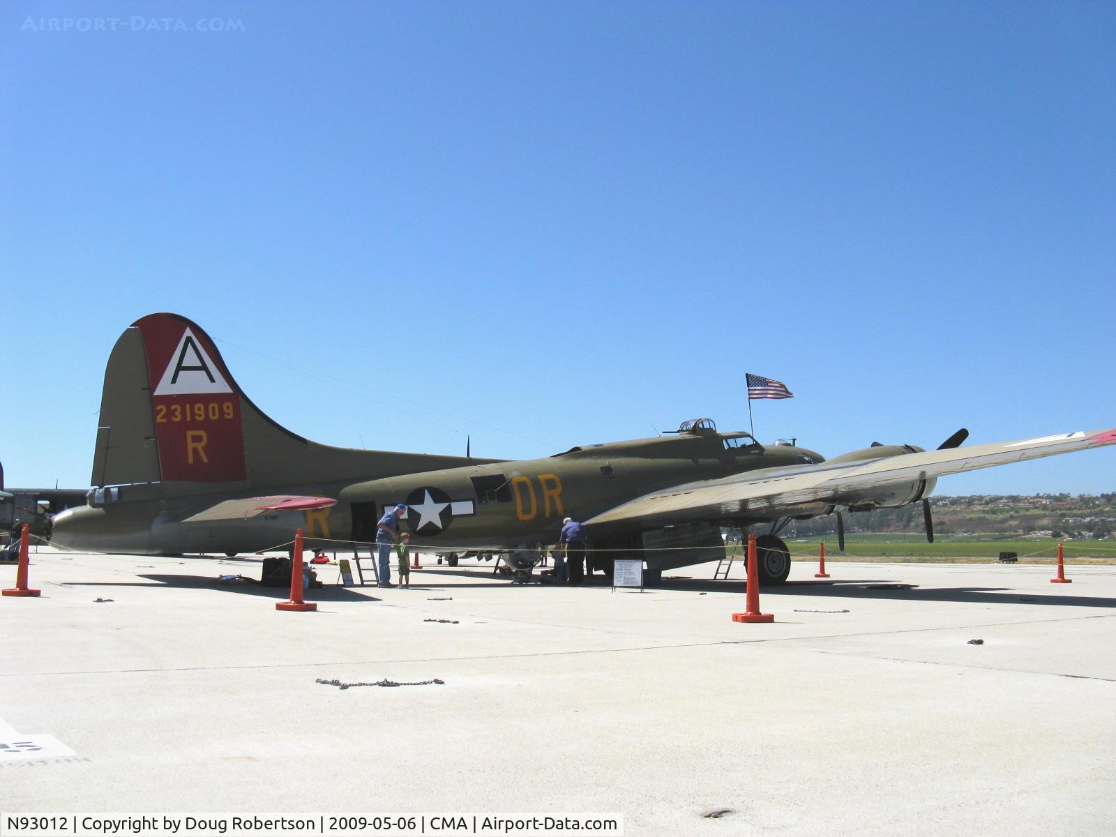 N93012, 1944 Boeing B-17G-30-BO Flying Fortress C/N 32264, 1944 Boeing B-17G FLYING FORTRESS 'NINE O NINE', four Turbocharged Wright Cyclone R-1820-97 1,200 Hp each, Limited/Experimental class