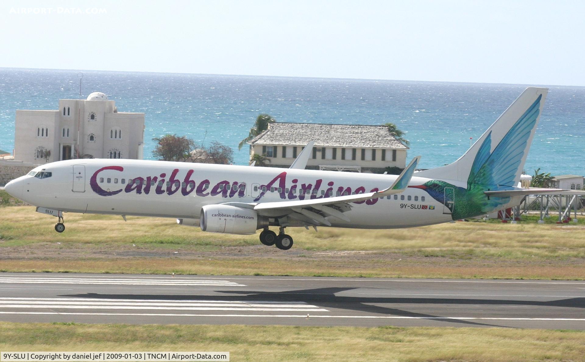 9Y-SLU, 2002 Boeing 737-83N C/N 28246, Landing 10