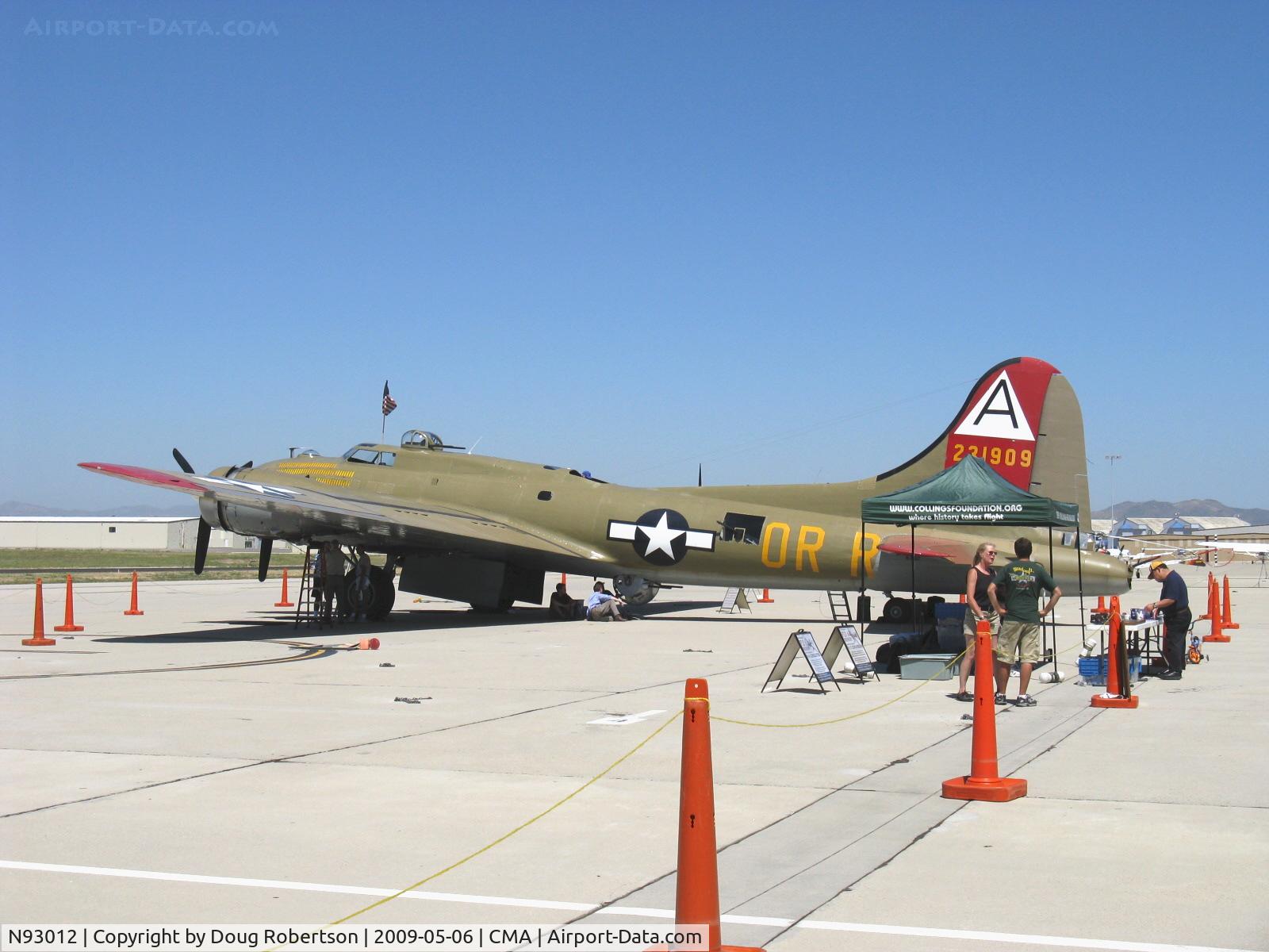 N93012, , 1944 Boeing B-17G FLYING FORTRESS 'NINE O NINE', four Turbocharged Wright Cyclone R-1820-97 1,200 Hp each, Limited/Experimental class