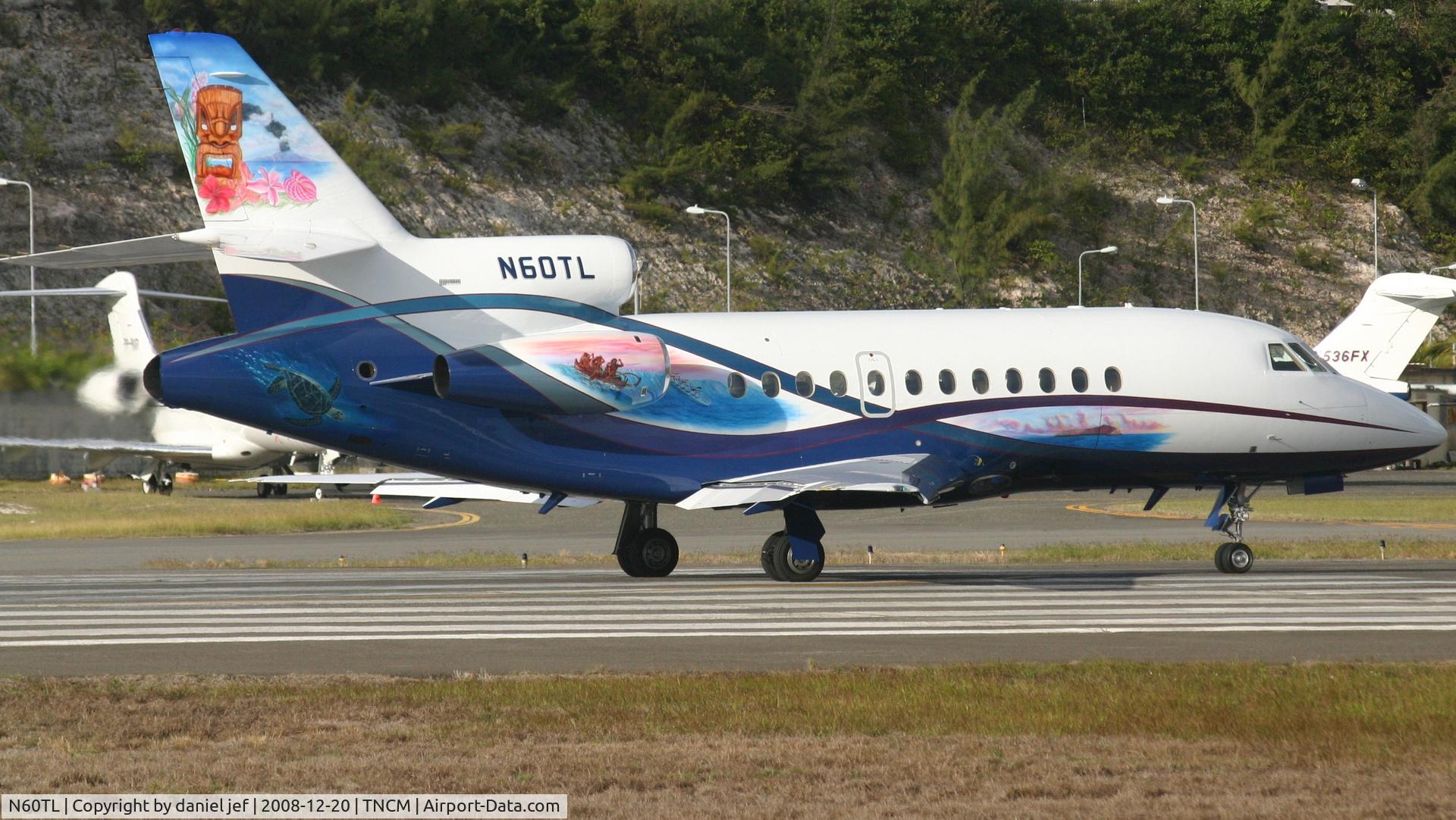 N60TL, 1989 Dassault Falcon 900 C/N 75, taking off