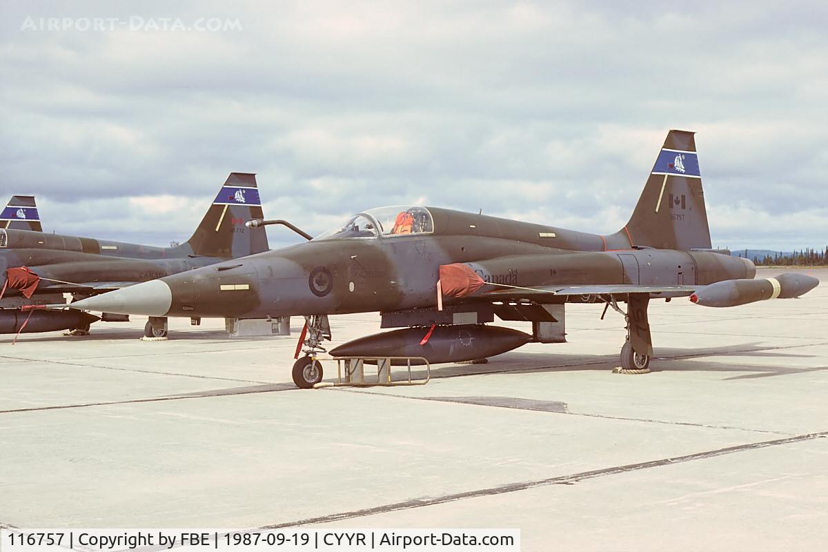 116757, Canadair CF-5A C/N 1057, CF-5A at Goose Bay