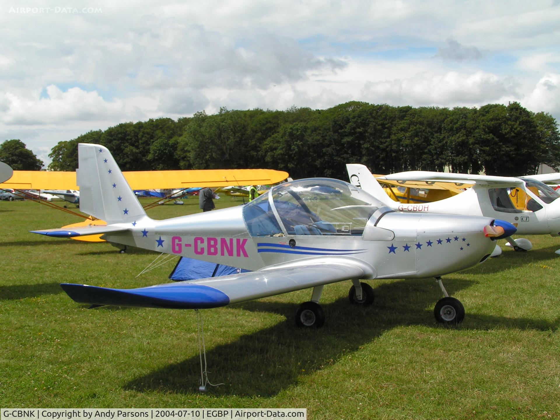 G-CBNK, 2002 Aerotechnik EV-97A Eurostar C/N PFA 315-13888, AT kemble PFA Rallye 2004