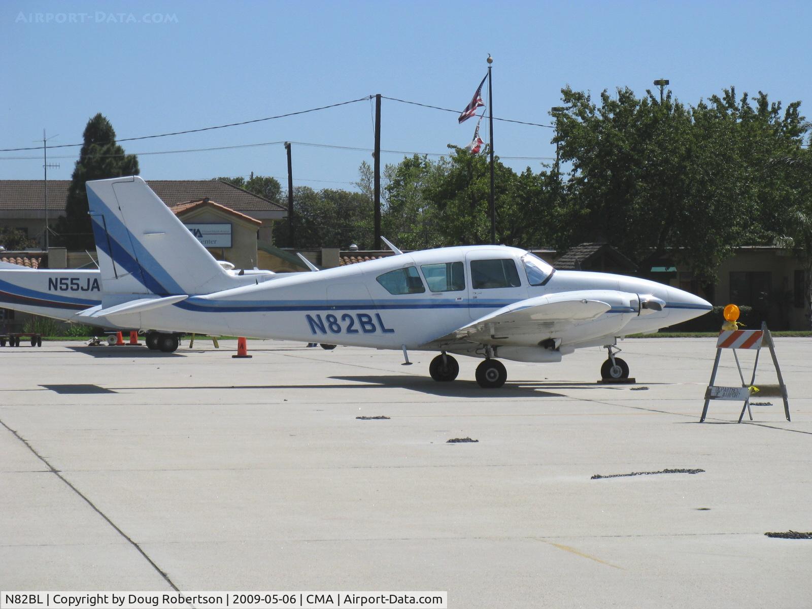 N82BL, Piper PA-23-250 C/N 27-7754049, 1976 Piper PA-23-250 AZTEC F, two Lycoming IO-540-C4B5 250 Hp each