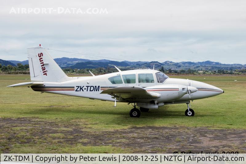 ZK-TDM, Piper PA-23-250 C/N 27-7754045, Sunair Aviation Ltd., Mt Maunganui