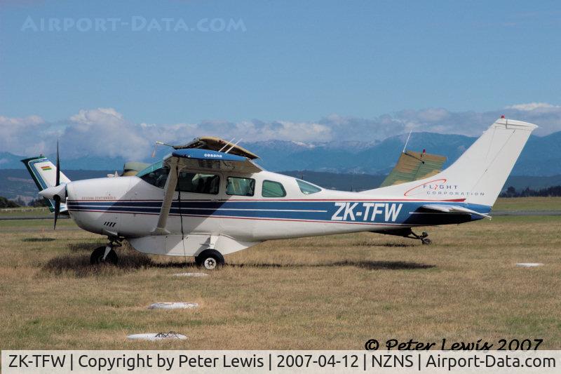 ZK-TFW, 1973 Cessna U206F Stationair C/N U20602273, Amuri Helicopters Ltd., Hanmer Springs