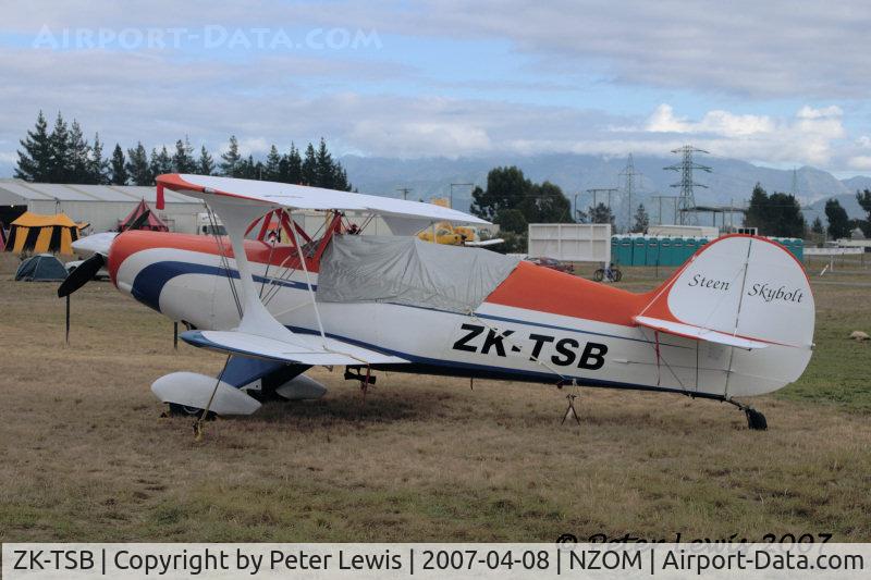ZK-TSB, 1982 Steen Skybolt C/N AACA/438, B B & M N Thompson, Gisborne
