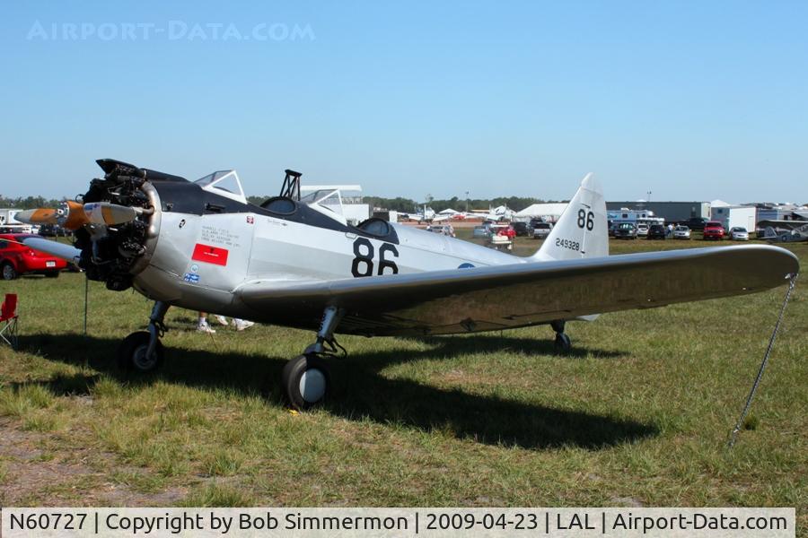 N60727, 1943 Fairchild (Howard) PT-23A Cornell (M-62C) C/N 352HO, Sun N Fun 2009 - Lakeland, Florida