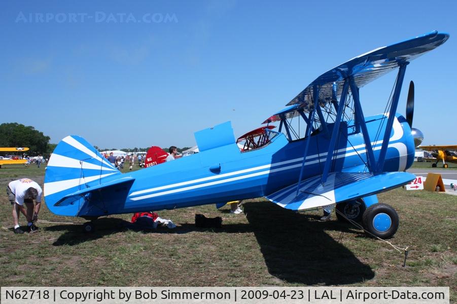 N62718, 1943 Boeing A75N1(PT17) C/N 75-4860, Sun N Fun 2009 - Lakeland, Florida