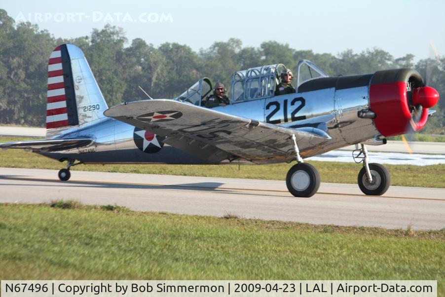 N67496, 1942 Consolidated Vultee BT-13A C/N 8042, Sun N Fun 2009 - Lakeland, Florida