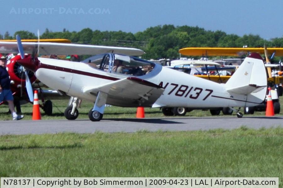 N78137, 1946 Globe GC-1B Swift C/N 2137, Sun N Fun 2009 - Lakeland, Florida