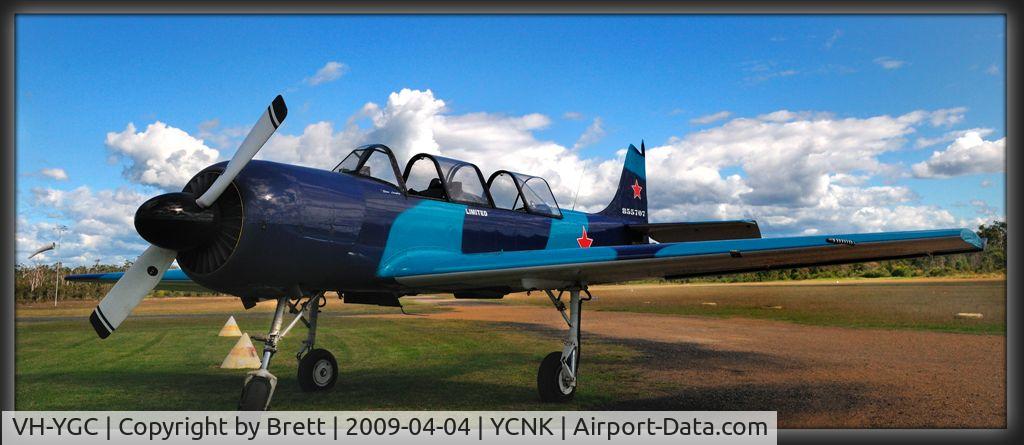 VH-YGC, 1985 Yakovlev Yak-52 C/N 855707, www.jetfighterrides.com.au