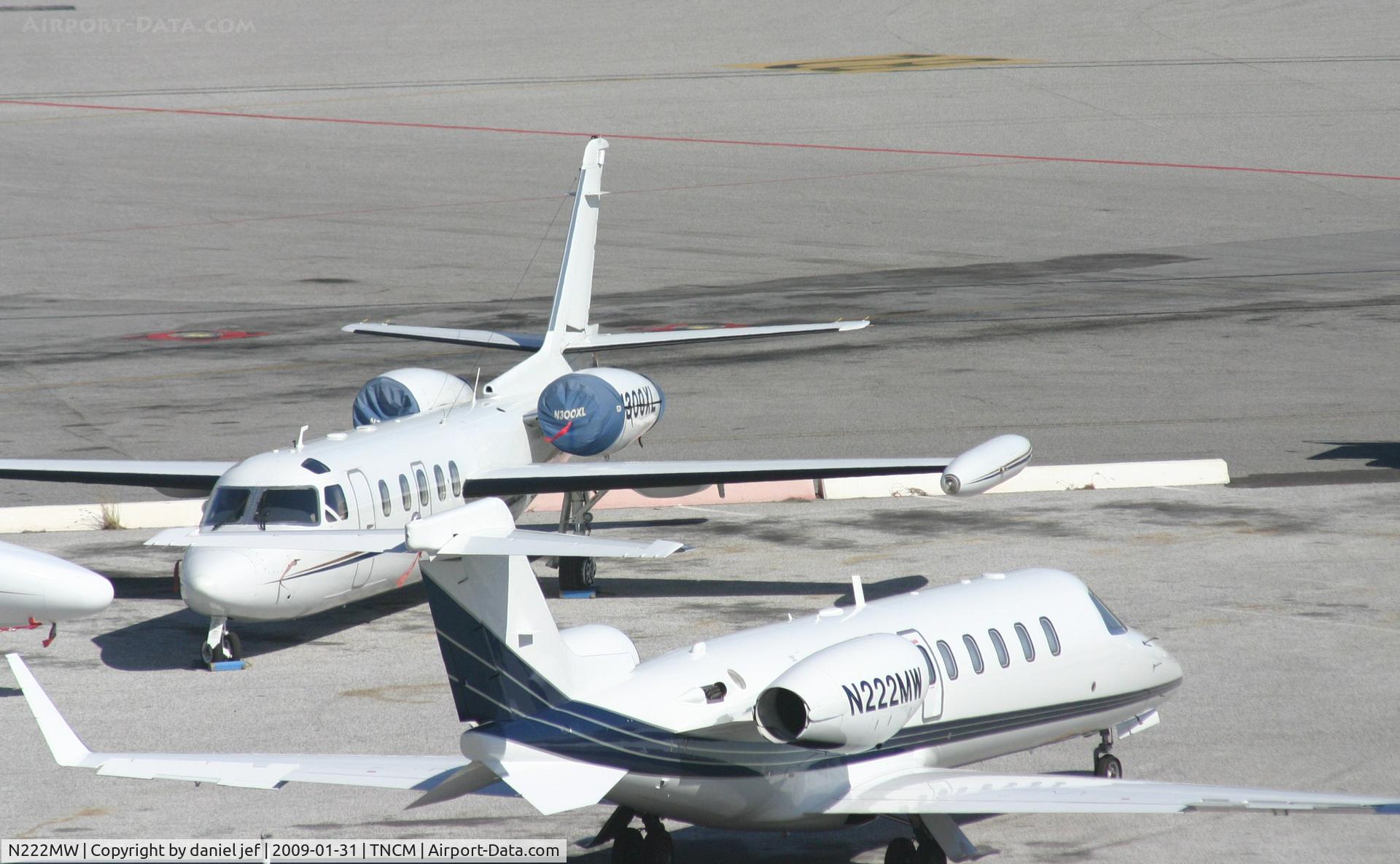N222MW, 1986 Gulfstream Aerospace G-1159A Gulfstream III C/N 485, park at the  tncm ramp