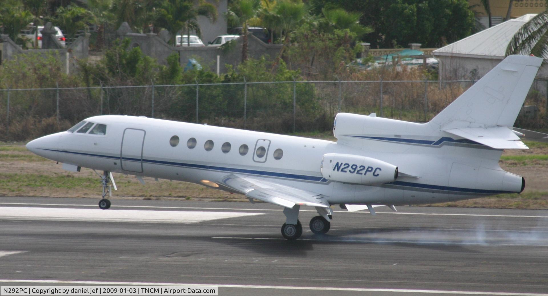 N292PC, 1982 Dassault Falcon 50 C/N 99, Landing 10