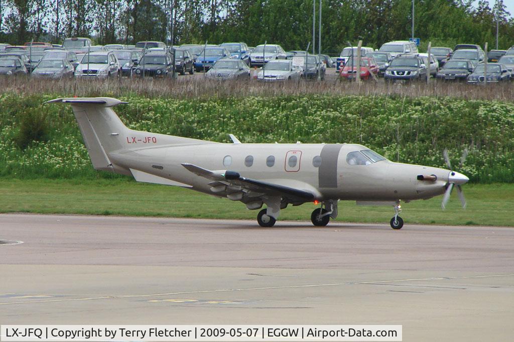 LX-JFQ, 2007 Pilatus PC-12/47 C/N 876, Pilatus PC12 at Luton