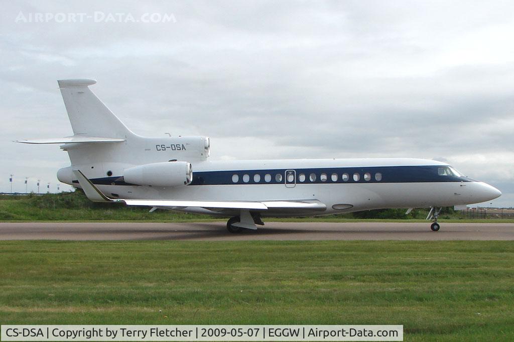 CS-DSA, 2007 Dassault Falcon 7X C/N 030, Falcon 7X at Luton