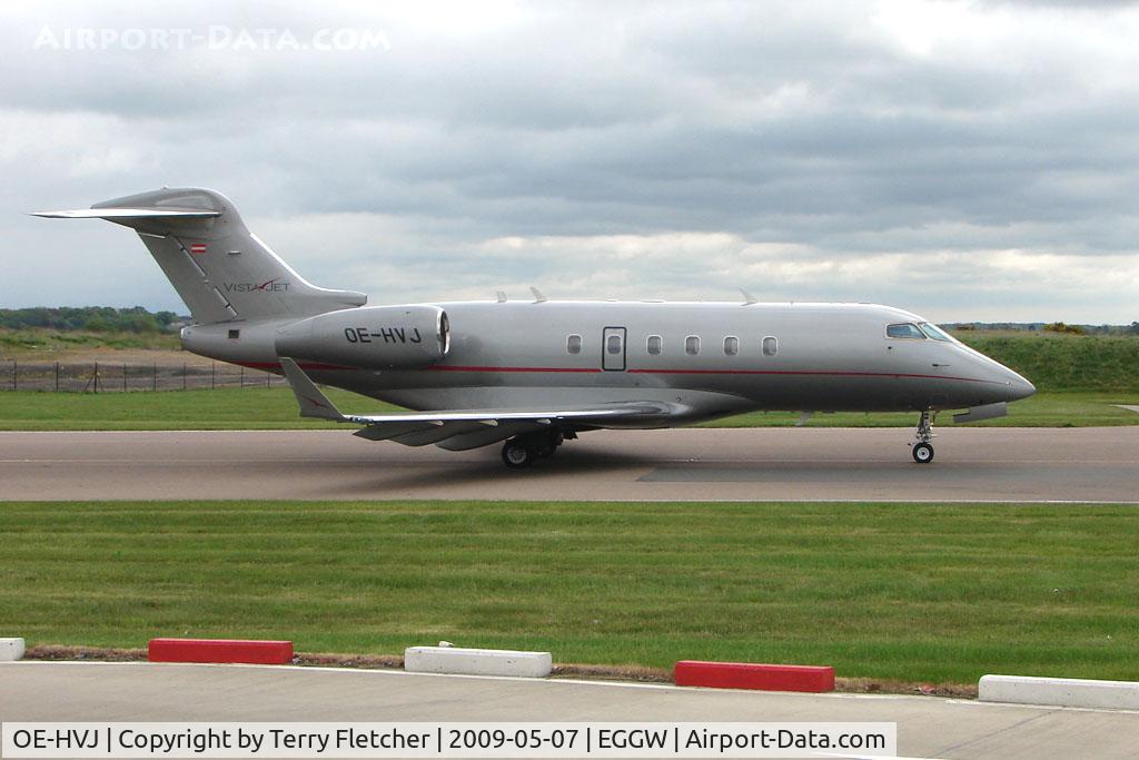 OE-HVJ, 2008 Bombardier Challenger 300 (BD-100-1A10) C/N 20200, Austrian Challenger 300 of Vistajet at Luton