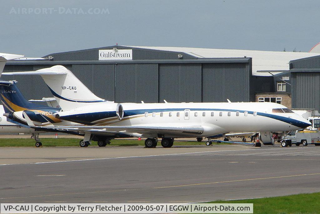 VP-CAU, 2007 Bombardier BD-700-1A10 Global Express C/N 9231, Global Express at Luton