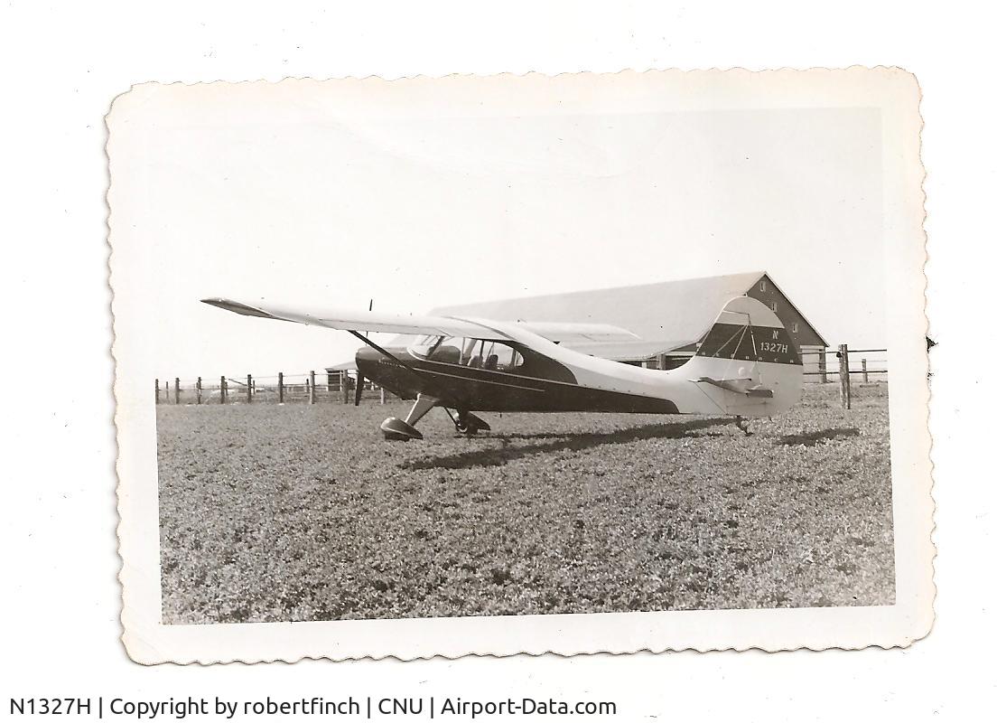 N1327H, 1949 Aeronca 15AC Sedan C/N 15AC-362, Side view of New Aeronca Sedan
