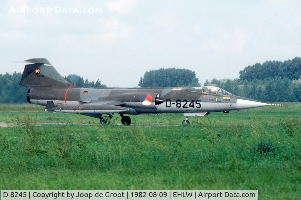 D-8245, Lockheed F-104G Starfighter C/N 683-8245, Temp. based at Leeuwarden for target towing.