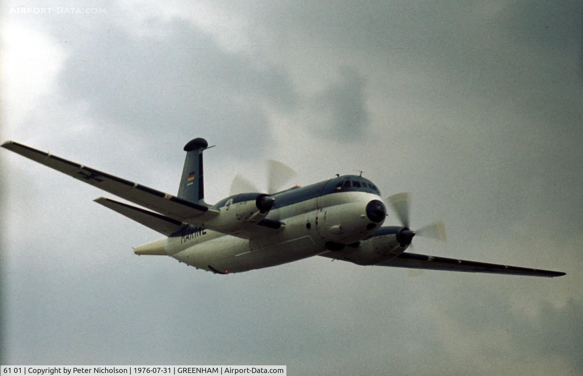 61 01, Breguet 1150 Atlantic C/N 2, Another view of the MFG-3 Atlantic at the 1976 Intnl Air Tattoo at RAF Greenham Common.