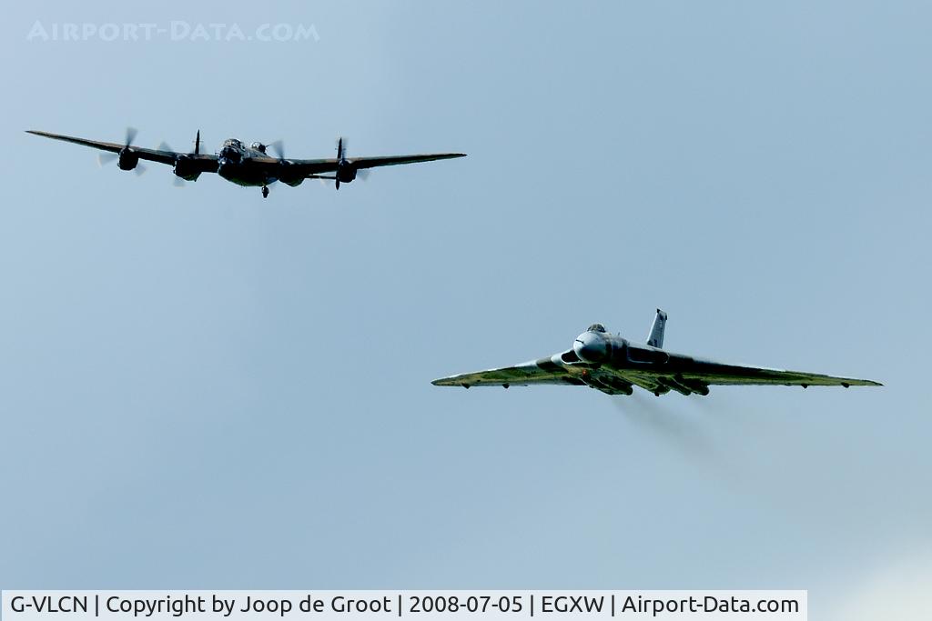 G-VLCN, 1960 Avro Vulcan B.2 C/N Set 12, Flying together with the BoBMF Lancaster. Two great Avro designs together!