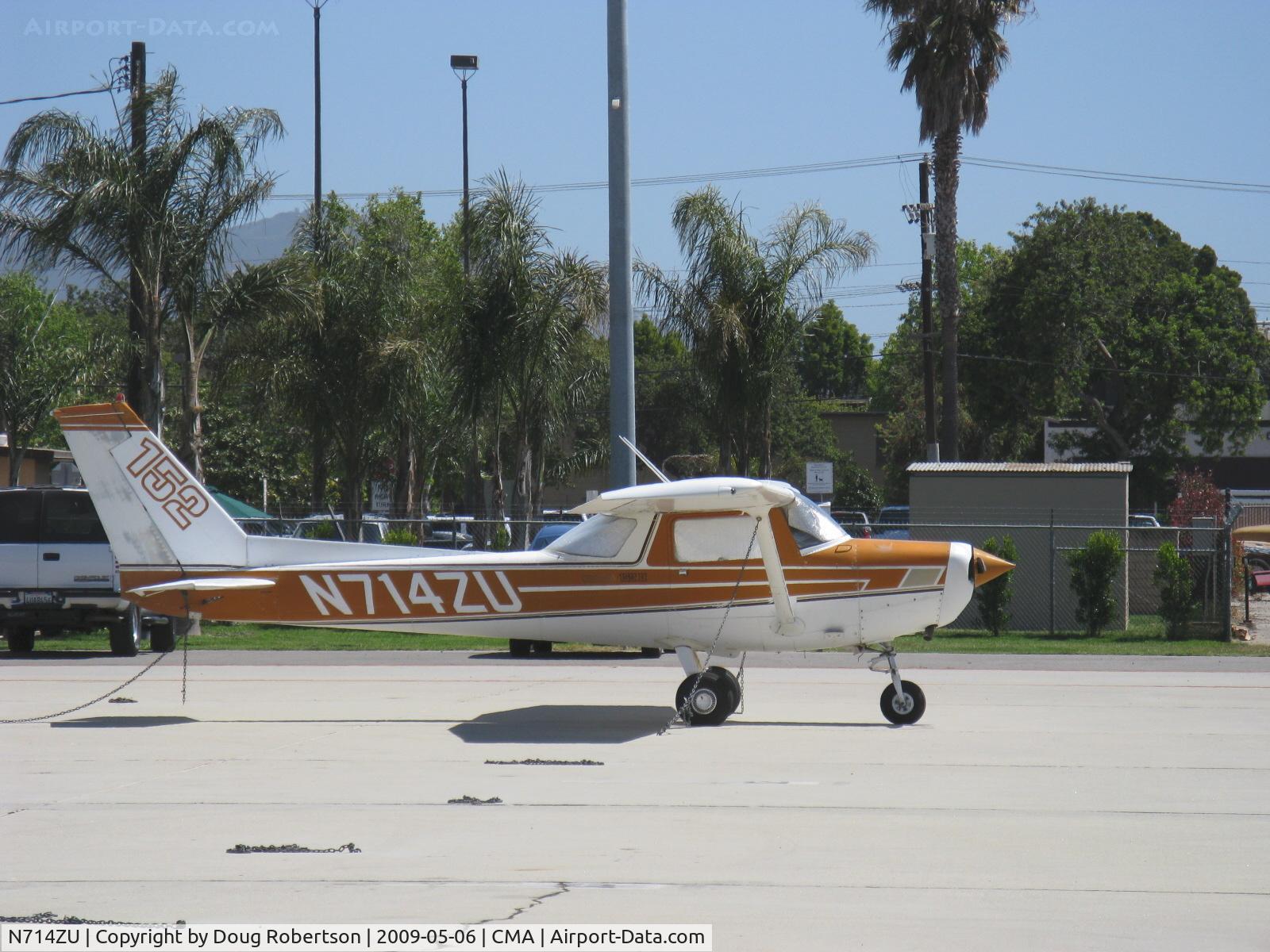 N714ZU, 1977 Cessna 152 C/N 15279569, 1977 Cessna 152 II, Lycoming O-235 110 Hp