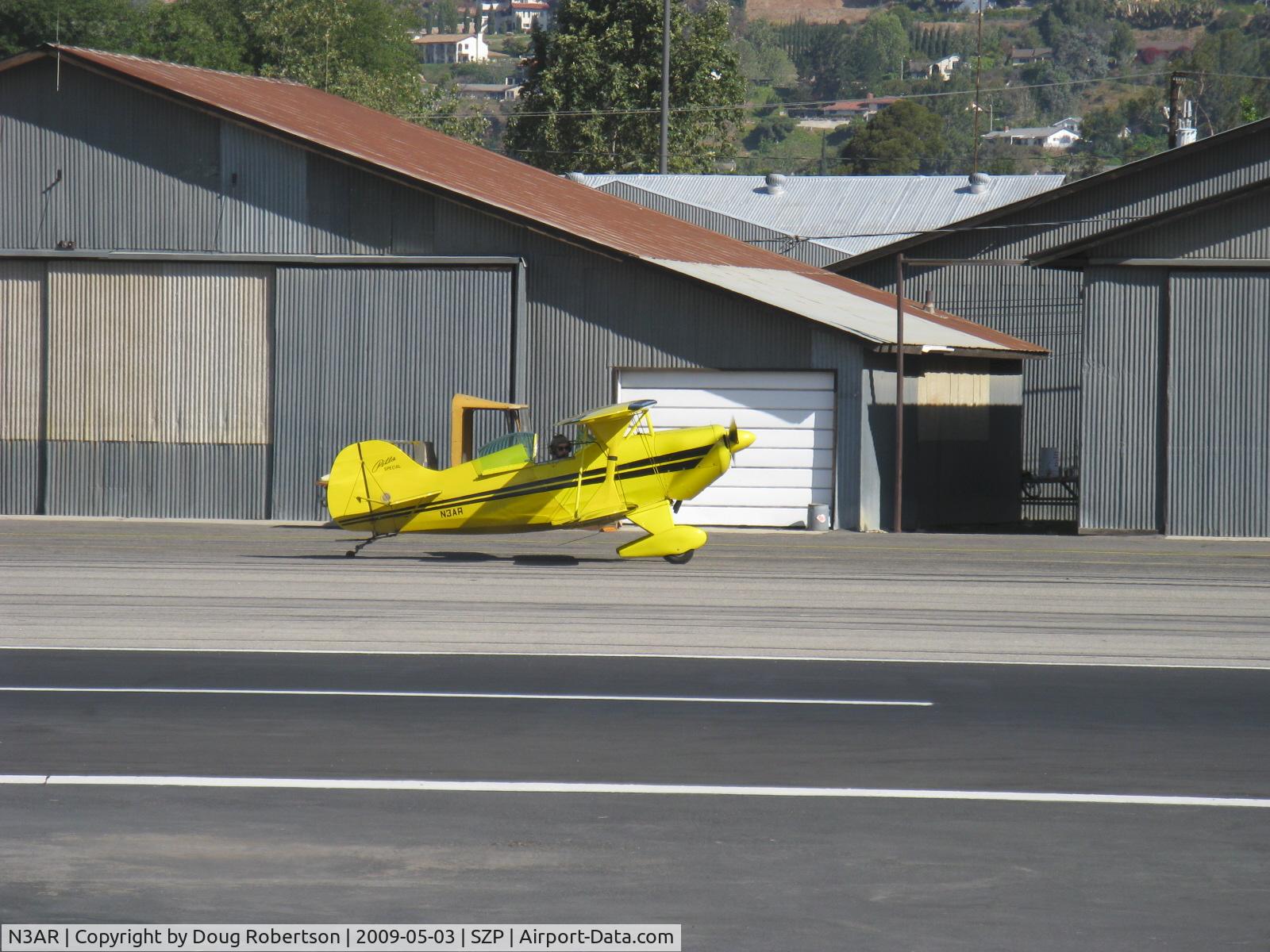 N3AR, 1974 Pitts S-1S Special C/N 10, 1974 Russell PITTS S-1S fully aerobatic, Lycoming O&VO-360 180 Hp, taxi