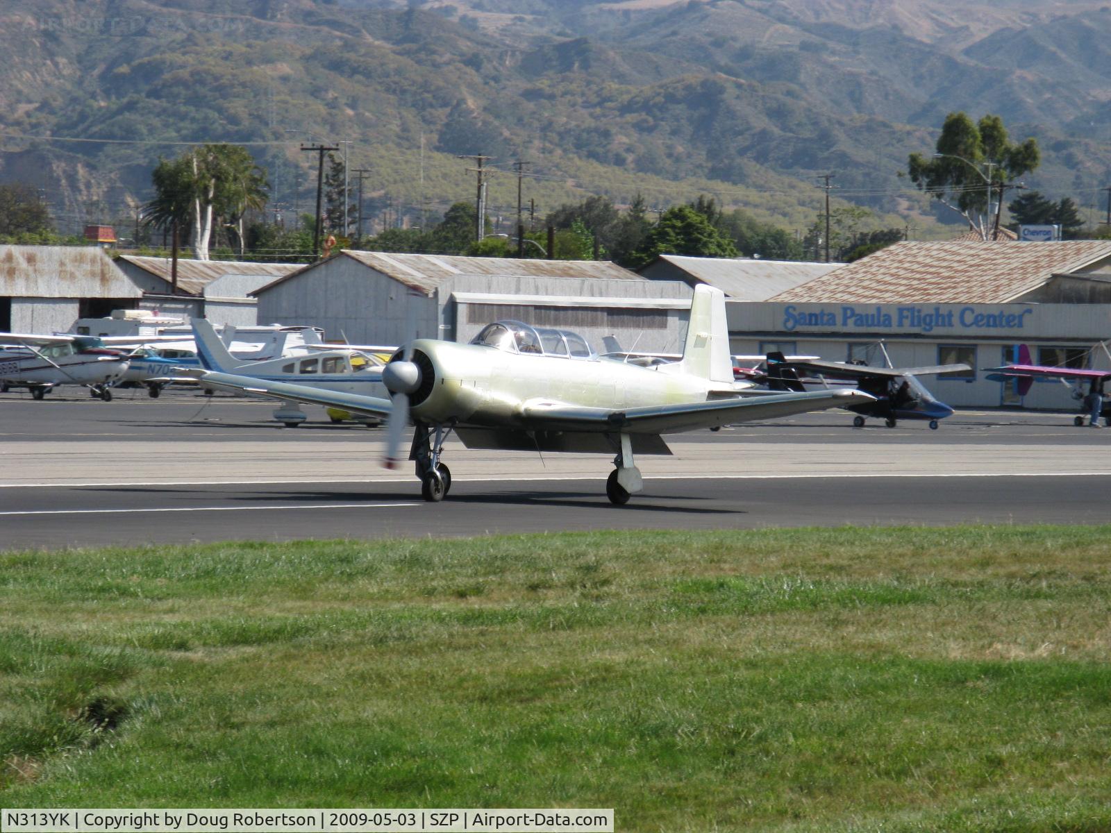 N313YK, 1964 Nanchang CJ-6A C/N 1032013, 1964 Nanchang China CJ-6A Vedeneev (Ivchenko) M-14P 9 cylinder radial 360 Hp upgrade, landing roll Rwy 22