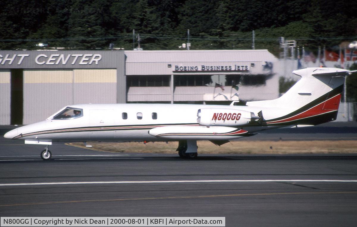 N800GG, 1968 Learjet Inc 25 C/N 008, KBFI
