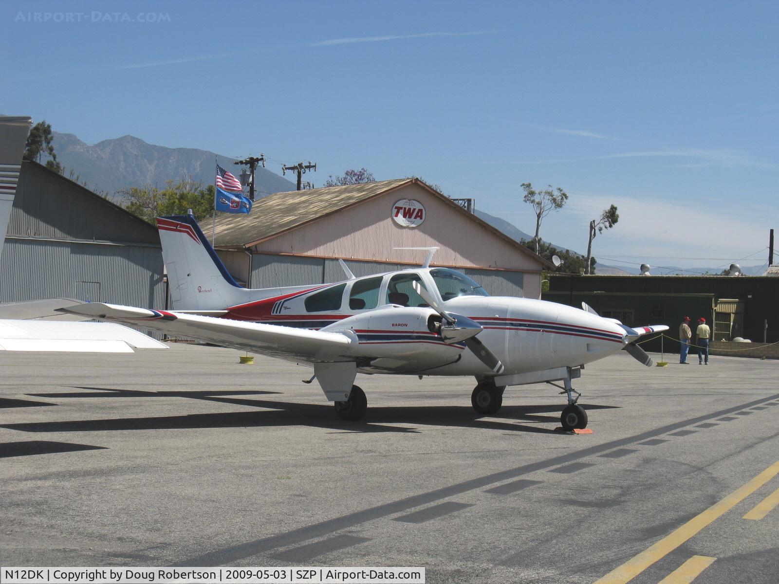 N12DK, 1967 Beech C55 Baron (95-C55) C/N TE-290, 1967 Beech 95-C55 BARON, two Continental IO-520-C 285 Hp each