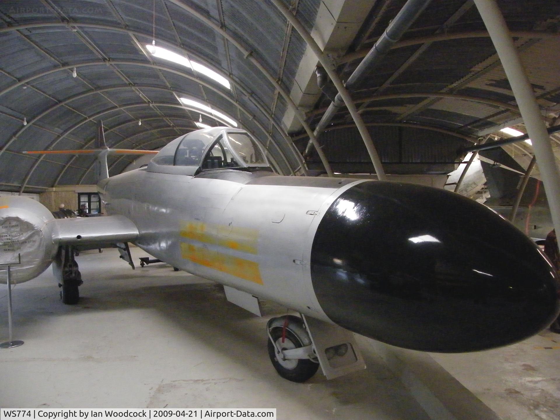 WS774, 1954 Gloster Meteor NF(T).14 C/N Not found WS774, Gloster Meteor NF14 at the Malta Air Museum,Ta'Qali.