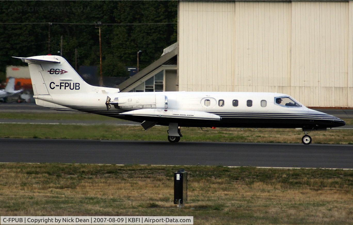 C-FPUB, 1972 Learjet 25B C/N 090, KBFI