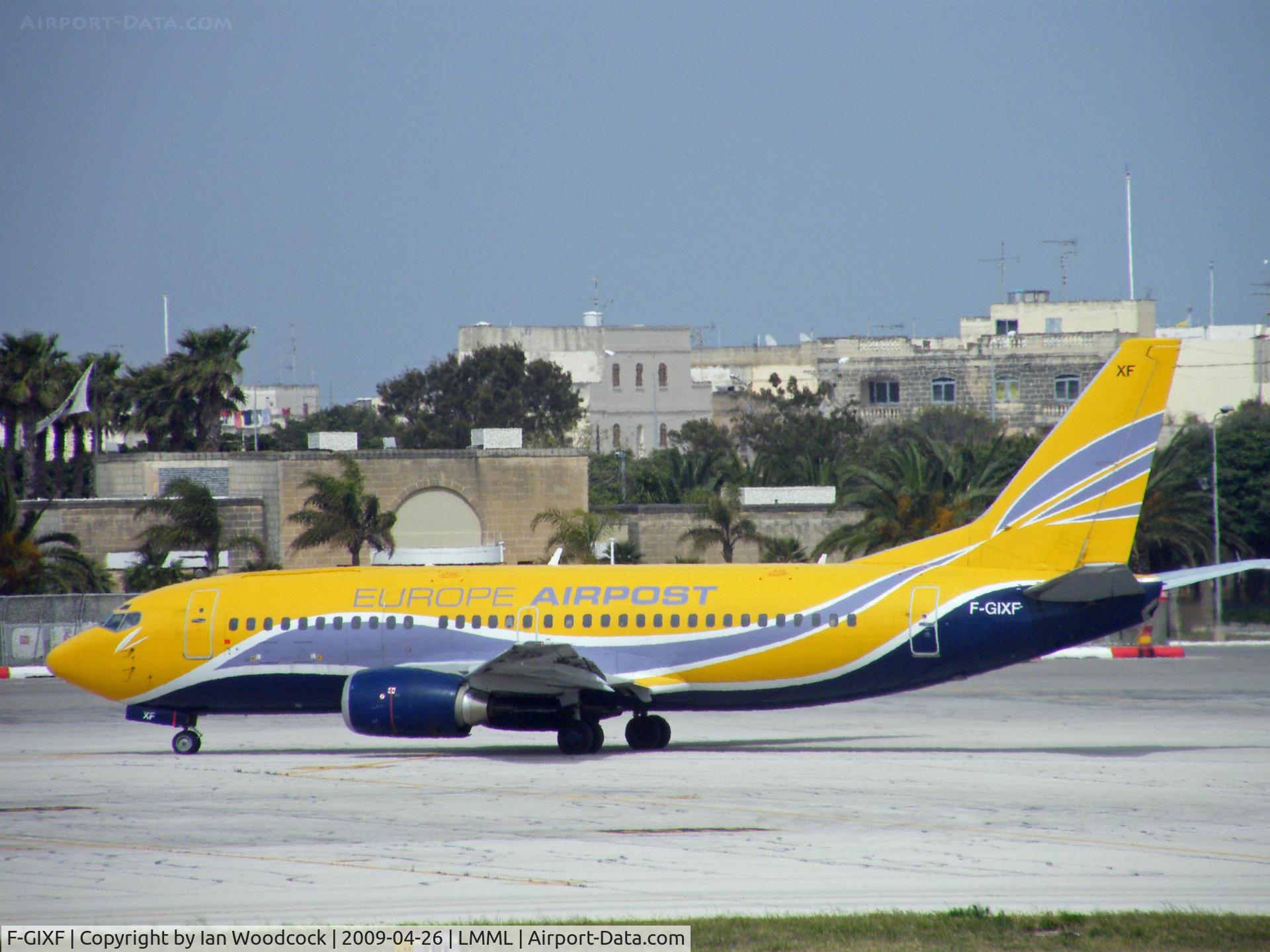 F-GIXF, 1992 Boeing 737-3B3QC C/N 26851, Boeing 737-3B3/Europe Air Post/Luqa,Malta International