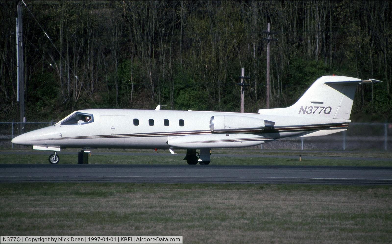 N377Q, 1978 Learjet 25D C/N 25D-257, KBFI