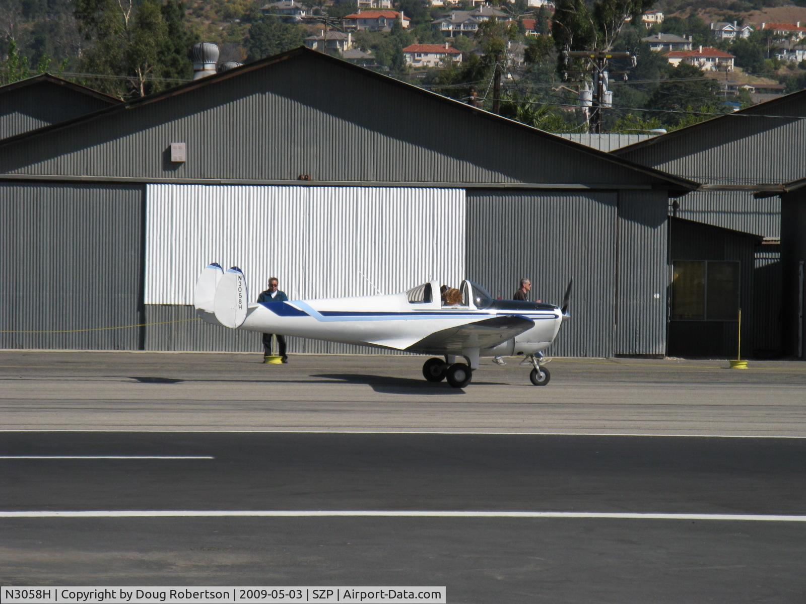 N3058H, 1946 Erco 415C Ercoupe C/N 3683, 1946 ERCO ERCOUPE 415-C, Continental C85 85 Hp upgrade, taxi