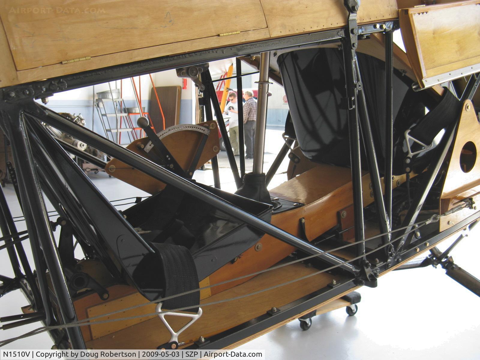 N1510V, 1928 De Havilland DH.60G Gipsy Moth C/N 506, DeHavilland DH.60 GIPSY MOTH metal fuselage version under reconstruction, rear cockpit seat area