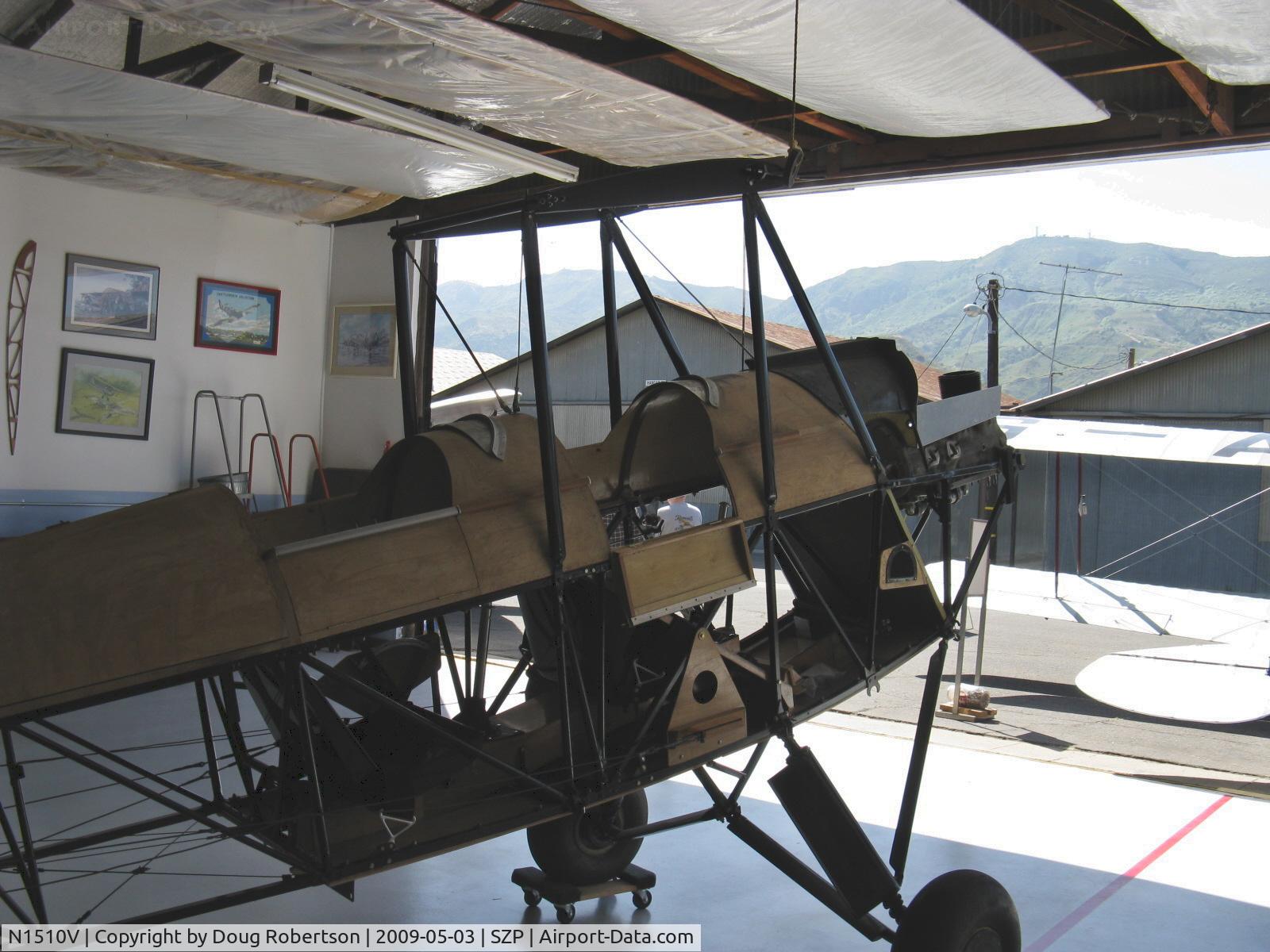 N1510V, 1928 De Havilland DH.60G Gipsy Moth C/N 506, DeHavilland DH.60 GIPSY MOTH metal fuselage version under reconstruction