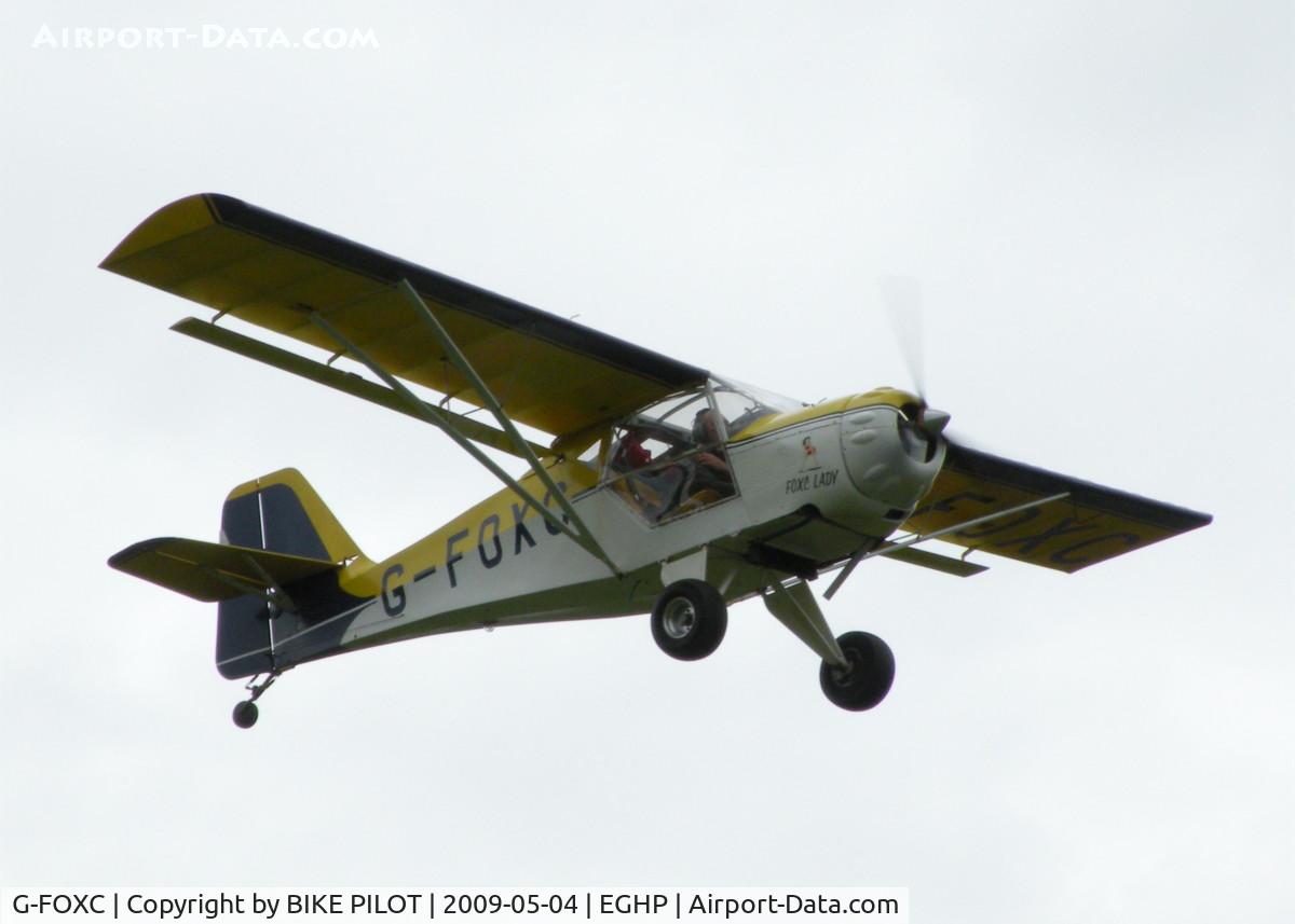 G-FOXC, 1991 Denney Kitfox Mk3 C/N PFA 172-11900, FOXC LADY CLIMBING OUT OFF RWY 26