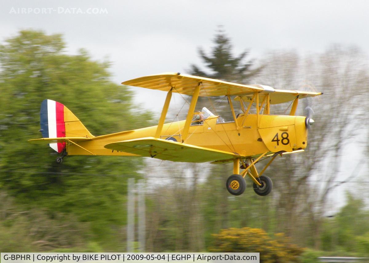 G-BPHR, 1940 De Havilland Australia DH-82A Tiger Moth C/N DHA45, TAKE OFF FROM RWY 26