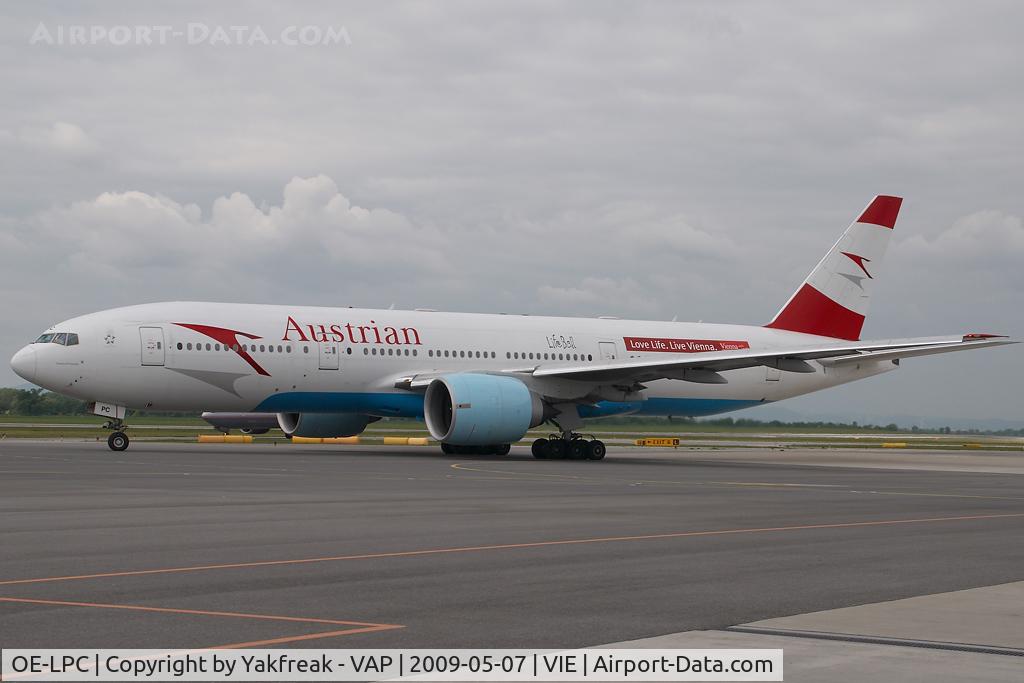 OE-LPC, 2002 Boeing 777-2Z9/ER C/N 29313, Austrian Airlines Boeing 777-200