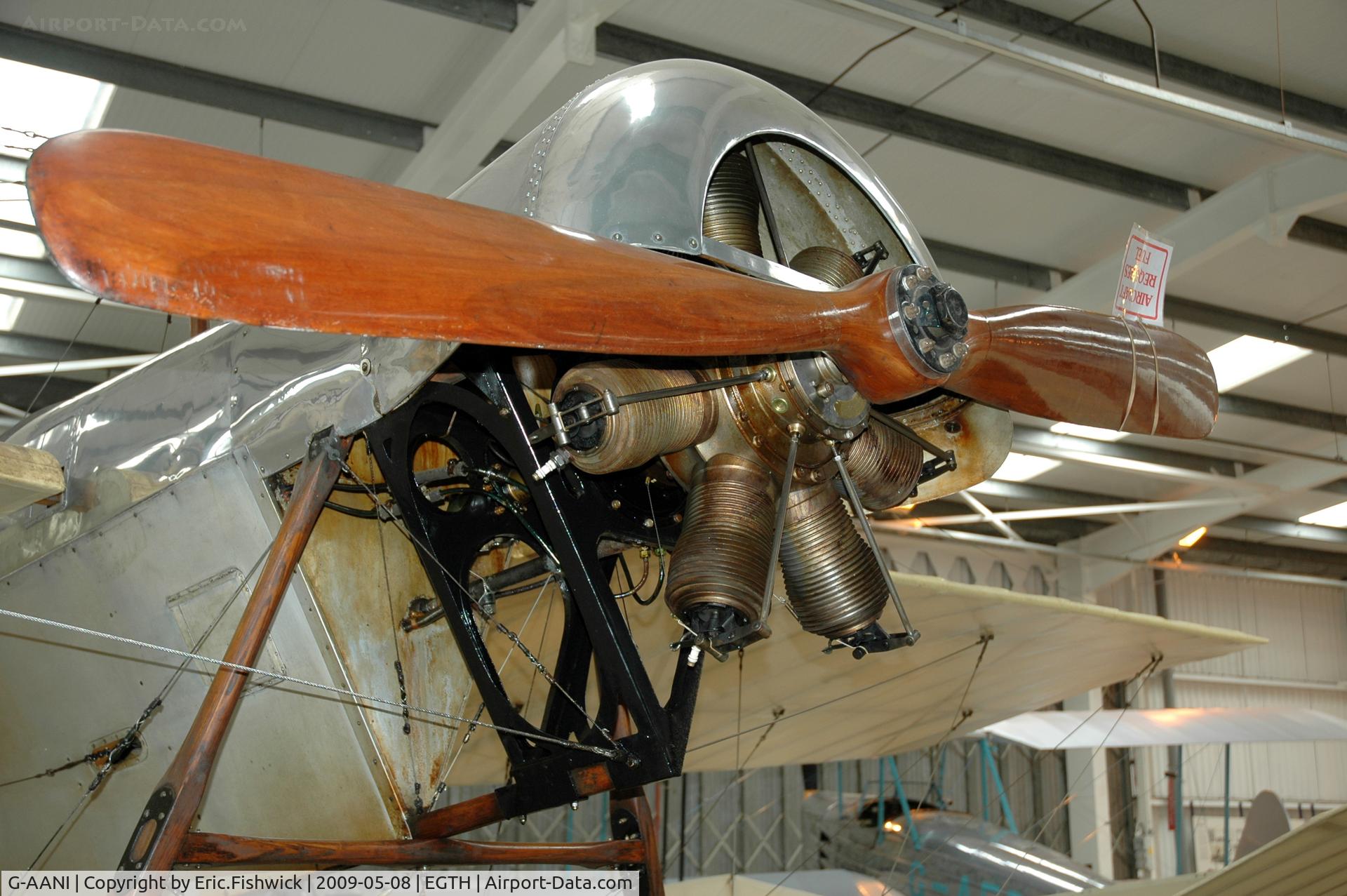 G-AANI, 1912 Blackburn Monoplane C/N 9, 4. Gnome Engine