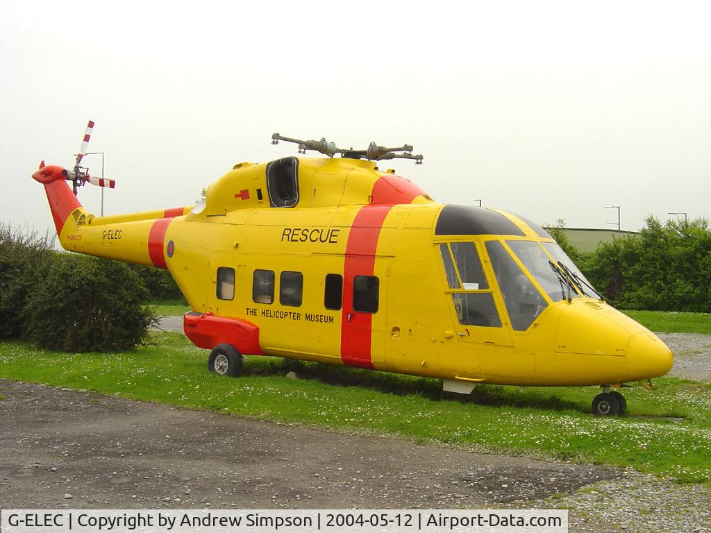 G-ELEC, 1983 Westland WG-30-200 C/N 007, At Weston Super-mare Helicopter Museum.