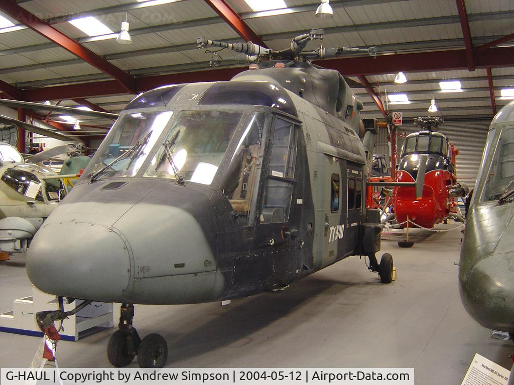 G-HAUL, 1986 Westland WG-30-300 C/N 020, At Weston Super-mare Helicopter Museum.