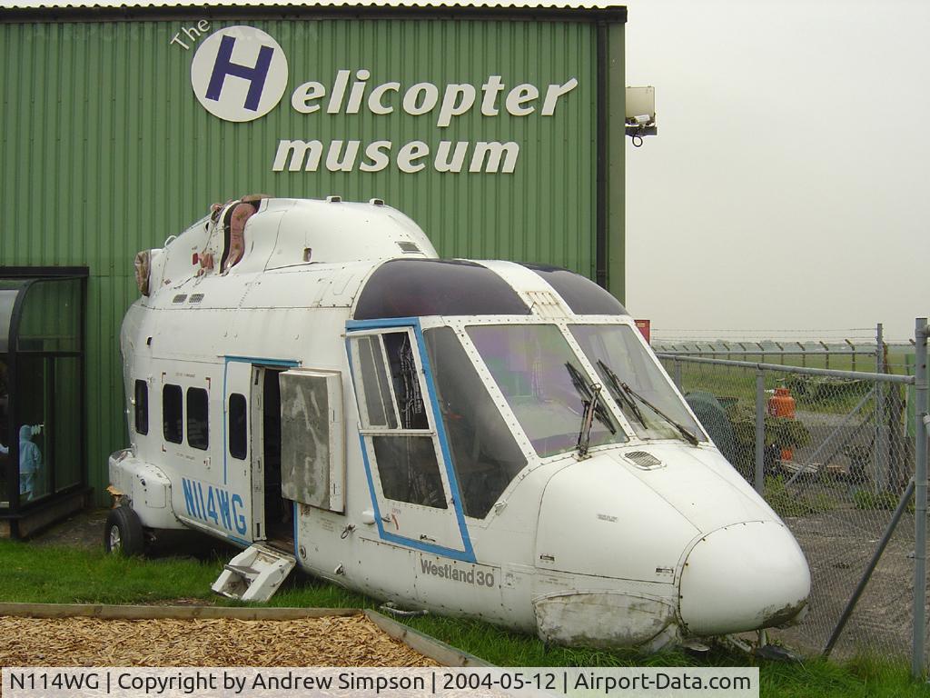 N114WG, 1984 Westland 30 SRs.100-60 C/N 014, At Weston Super-mare Helicopter Museum.