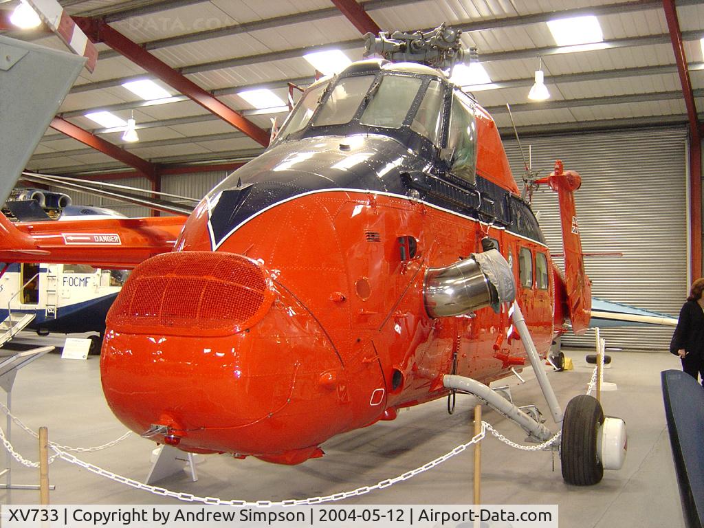 XV733, 1969 Westland Wessex HCC.4 C/N WA628, At Weston Super-mare Helicopter Museum.