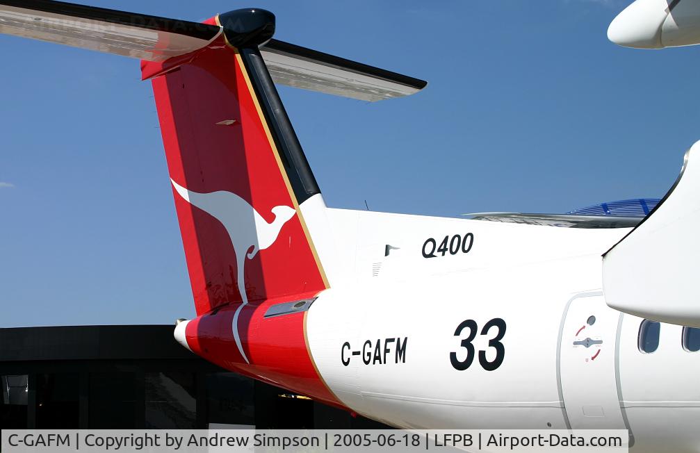 C-GAFM, 2000 De Havilland Canada DHC-8-402Q Dash 8 C/N 4017, 2005 Paris Airshow.