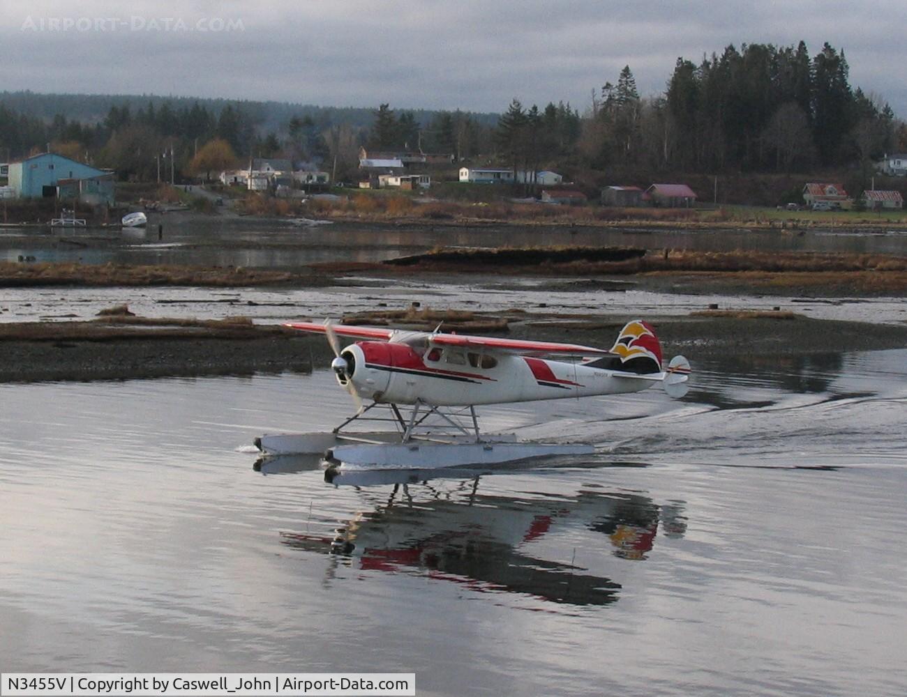 N3455V, Cessna 195 C/N 7152, Campbell River, B.C. 